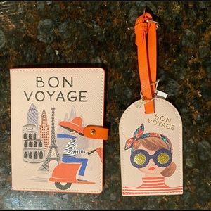 Luggage tag and passport holder